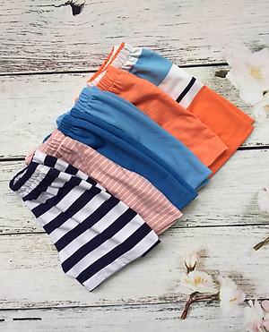 Combo 10 quần bé trai từ 3-35kg - Cotton thiên nhiên. Giao màu ngẫu nhiên