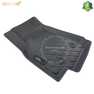 Thảm lót sàn xe ô tô VinFast Fadil Nhãn hiệu Macsim chất liệu nhựa TPE cao cấp màu đen