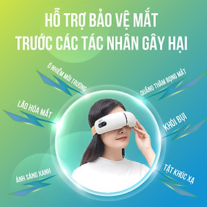 Máy Massage Mắt OKIA I-Master KWH974 - Máy Mát Xa Mắt, Giảm Quầng Thâm, Tăng Lưu Thông Máu, Thư Giãn chính hãng MALAYSIA
