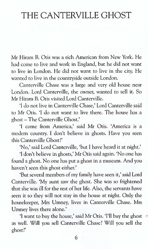 Canterville Ghost and Other Stories ,The
