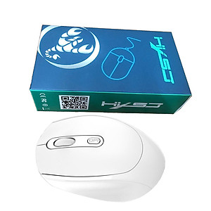 Chuột không dây HXSJ M107 wireless 2.4Ghz  sạc pin, chồng ồn, DIP1600 chuyên dùng cho máy tính, laptop, tivi - Hàng chính hãng