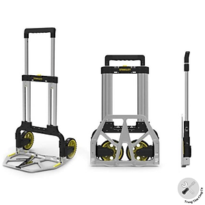 Xe đẩy hàng 2 bánh tính năng gấp gọn, khung nhôm Stanley Fatmax USA FXWT-706 tải trọng 125kgs