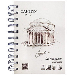 Tập Vẽ Lò Xo Takeyo A6 8529 - Mẫu Ngẫu Nhiên