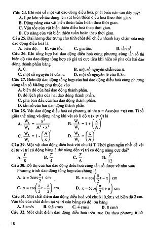 Sách Ôn Tập Luyện Thi Trắc Nghiệm THPT Quốc Gia 2020 - Khoa Học Tự Nhiên