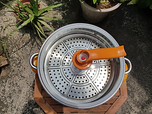 Nồi, Chảo Điện Đa Năng Nấu Lẩu 2 Tầng Hấp