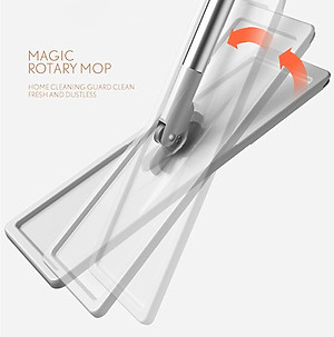 Bộ Cây Lau Nhà Tự Vắt Thông Minh , Chổi Lau Nhà Xoay 360 Độ , Dễ Dàng Len Lỏi Làm Sạch Những Góc Khuất, Thùng Chứa Nước Thiết Kế 2 Ngăn Riêng Biệt Tích Hợp Lược Gỡ Rối Giúp Giặt Sạch Và Vắt Khô Bông Lau Nhanh Chóng Mà Không Cần Tiếp Xúc - DAMAS Magic G130