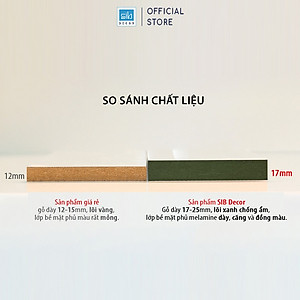 Kệ Gỗ Trang Trí Tivi Treo Tường 3 Tầng Với Thiết Kế Nhỏ Gọn, Đa Năng SIB Decor TV79