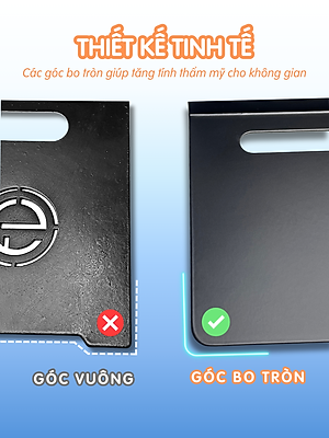 Kệ treo kim loại Dola Home để máy chiếu, camera, bộ phát WiFi, loa, bàn phím không cần khoan đục có lỗ đi dây điện.