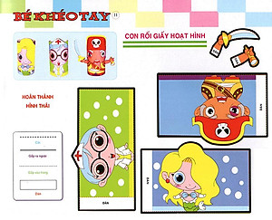 Sách Cắt Và Dán Hình 3D - Bé Khéo Tay