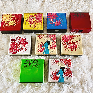 Lót ly sơn mài Thanh Bình Lê đa dạng mẫu mã màu sắc