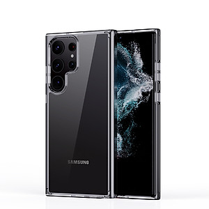 Ốp lưng chống sốc trong suốt cho Samsung Galaxy S24 / Galaxy S24+ / Galaxy S24 Plus / S24 Ultra Likgus Crashproof giúp chống chịu mọi va đập- Hàng nhập khẩu