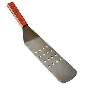 Stainless Steel Metal Griddle Spatula Griddle Accessories Hamburger Turner Scraper Pancake Flipper Great for BBQ Grill