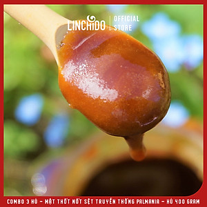 Combo 3 hủ - Mật thốt nốt sệt truyền thống PALMANIA | Nguyên Chất, Tự Nhiên (400 GRAM Hủ PET )