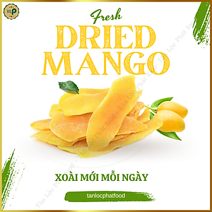 XOÀI SẤY DẺO HƯƠNG VỊ TỰ NHIÊN TỐT CHO SỨC KHỎE HIỆU TÂN LỘC PHÁT