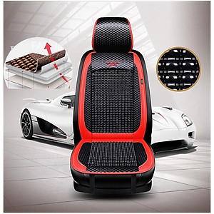 TỰA LƯNG LÓT GHẾ Ô TÔ, XE HƠI HẠT GỖ CHỐNG NÓNG, TRƯỢT VÀ MASSAGE CAO CẤP.