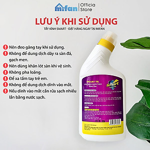 Tẩy Cặn Canxi Trên Kính SMART TK - Vệ Sinh Sạch Cặn Bám Lâu Ngày Vách Kính Nhà Tắm, Gương - MIFAN Phân Phối Chính Hãng