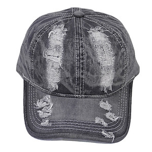 Nón kết  jean rách cá tính, phong cách bụi, đường may chắc chắn, chất liệu vải jean bền đẹp, dễ điều chỉnh size - Hạnh Dương