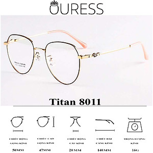 GỌNG KÍNH TITAN MMR (Titanium Memory) CHẤT LIỆU CAO CẤP SIÊU NHẸ SIÊU BỀN – 8011