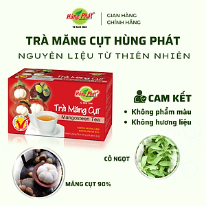 Trà Măng Cụt Hộp 25 Gói - Trà Hùng Phát
