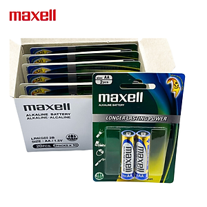Hộp 20 Viên Pin AA / AAA Maxell Alkaline 1,5V - Hàng chính hãng