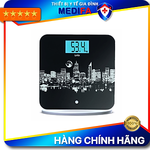 Cân sức khoẻ điện tử LAICA PS1059, cảm biến phát sáng, cân dùng cho gia đình, trọng tải tối đa 180kg, Cân đo 6 chỉ số