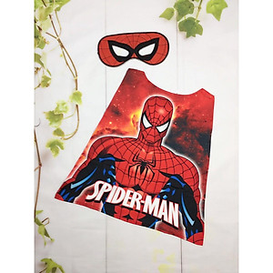 Đồ bộ thun bé trai siêu nhân nhện-Spider man từ 10-40Kg-giặt không vở hình-H&N