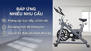 Xe đạp tập thể dục spining Airbike Sport - Hàng chính hãng