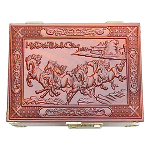 Hộp Đựng Trang Sức-Dấu Triện Giám Đốc  TOKDODO Gỗ Tự Nhiên Có Khoá Số