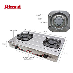 Bộ kiềng bếp gas đa năng Redhome( Sử dụng thay thế cho các dòng bếp rinnai mặt men, mặt inox) - Hàng chính hãng