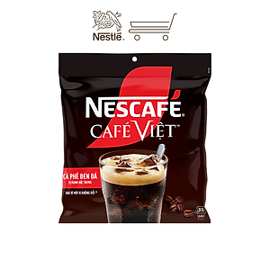 [Tặng Hũ Thủy Tinh NESCAFÉ (Tet 26) NESCAFE 750ml] Cà phê Hòa tan NESCAFÉ CAFÉ VIỆT 35 gói Vị Mạnh đặc trưng