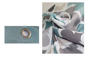 RÈM PHÒNG TẮM POLYESTER KHÔNG THẤM NƯỚC, HỌA TIẾT ĐÈN LỒNG