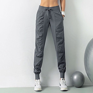 Quần Jogger Thể Thao Nữ Vải Dù Cao Cấp Hàng Quảng Châu