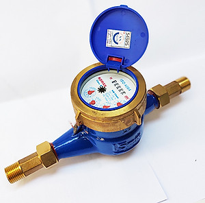 Đồng hồ nước sạch KOMAX DN15 (Phi 21) Thích hợp cho Công trình, gia đình, Có kiểm định - HÀNG CHÍNH HÃNG 