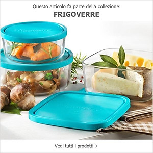 Hộp thủy tinh tròn Frigoverre 1.25L – Kín hơi, dùng ngăn đông tủ lạnh – Bormioli Rocco, Italy