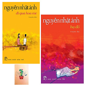 Combo Đi Qua Hoa Cúc và Hạ Đỏ ( Tặng Kèm Sổ Tay Xương Rồng )