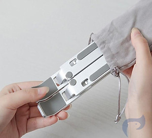 Giá Đỡ Laptop Hợp Kim Nhôm Cao Cấp Có Thể Gấp Gọn, Giúp Tản Nhiệt Laptop, dành cho Macbook, Máy Tính Xách Tay. 07 Vị Trí Điều Chỉnh Góc Độ. Hàng Chính Hãng