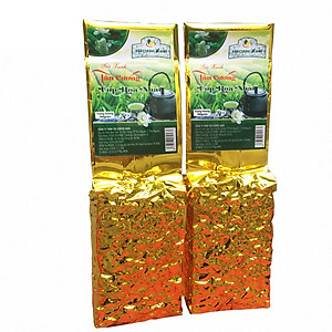 Trà Ướp Hoa Nhài Tân Cương Xanh - Trà Tân Cương ướp hoa nhài tự nhiên