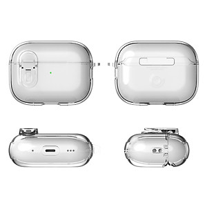 Ốp Case bảo vệ Kai.N Crystal Lock cho Airpods 4, Khoá An Toàn, Chống Sốc_ Hàng chính hãng