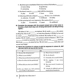 Đề Kiểm Tra Tiếng Anh Lớp 7 ( Dùng Kèm Sách Giáo khoa Kết Nối )