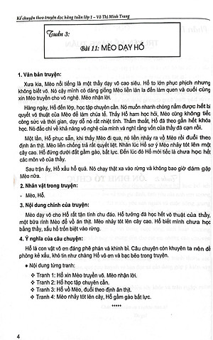 Kể Chuyện Theo Truyện Đọc Hàng Tuần 1