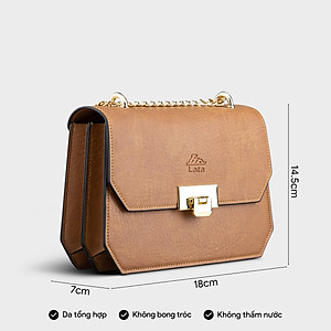 Túi Lata ( Thời trang nữ đi chơi size 18 - Túi đeo chéo da HN94 )