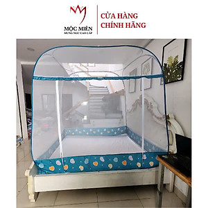 Màn Chụp Đỉnh Vuông Cao Cấp Mộc Miên ( video , hình thật )