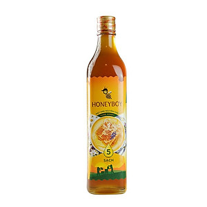 Combo Mật Ong Thiên Nhiên 5 Sạch Honeyboy 500ml và Mật Ong Thô Honeyboy 1000ml