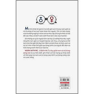 Sách WORK WITH ME - 8 Điểm Mù Tư duy giữa nam và nữ trong công việc