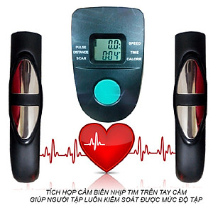 Xe Đạp Tập Thể Dục Đa Năng Tại Nhà Air Bike MK207 + Kèm Máy Massage Xung Điện