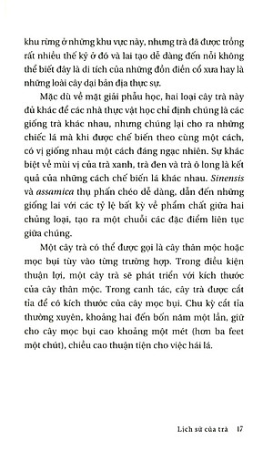 Sách Lịch Sử Của Trà