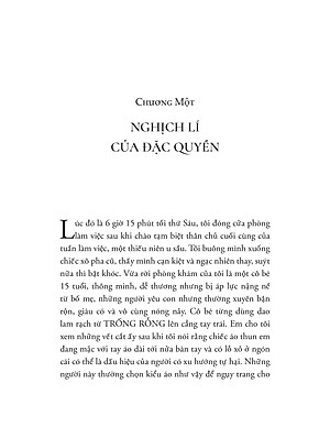 Cái Giá Của Đặc Quyền