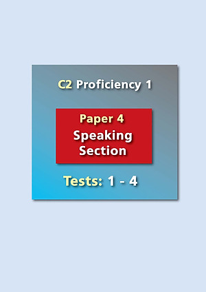 C2 Proficiency 1 with 4 Practice Tests - Latest Format