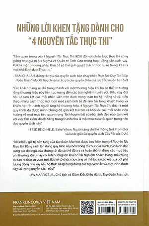 4 Nguyên Tắc Thực Thi - Giới Thiệu Công Nghệ Triển Khai Chiến Lược Từ Franklin Covey - Bìa Cứng (Tái Bản 2023)
