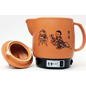 Ấm săc thuốc điện tự động ngắt, dễ sử dụng Fujiika, màu sắc hài hòa-hàng chính hãng